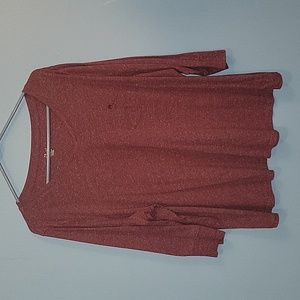 Falls Creek red/maroon 3/4 sleeve t-shirt